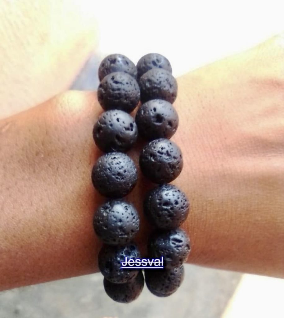 Minimalist Black Lava Stone Bracelet – Classic Unisex Beaded Jewelry